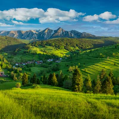 Spring afternoon in Tatras mountains, Slovakia (Slovak Republic)