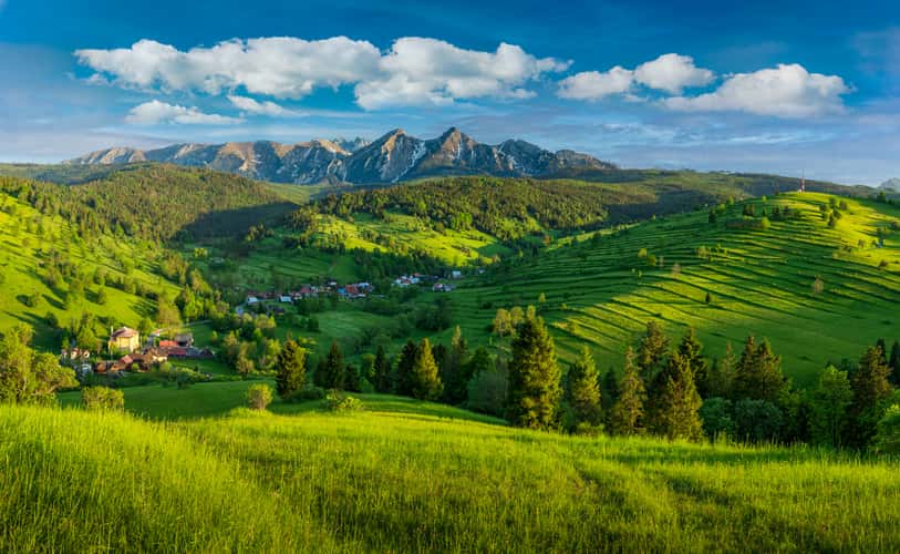 Spring afternoon in Tatras mountains