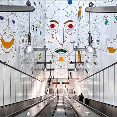 Subway Station 'Altes Landgut' Vienna, Austria