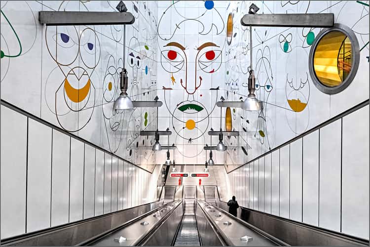 Subway Station 'Altes Landgut' Vienna