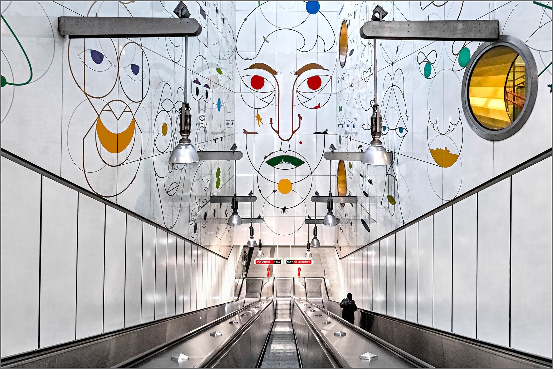 Subway Station 'Altes Landgut' Vienna, Austria