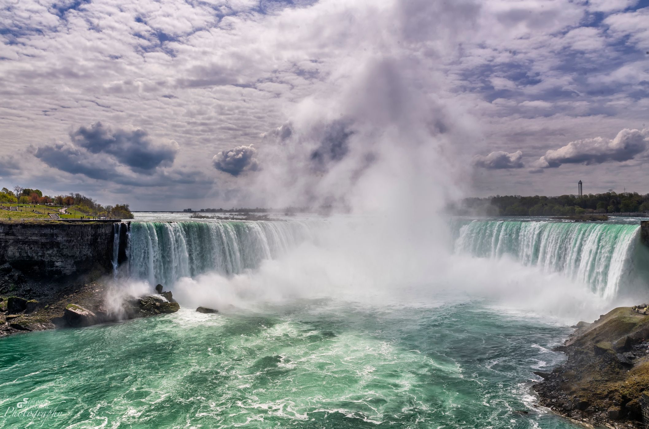 Sunrise at the Niagara Falls, Canada