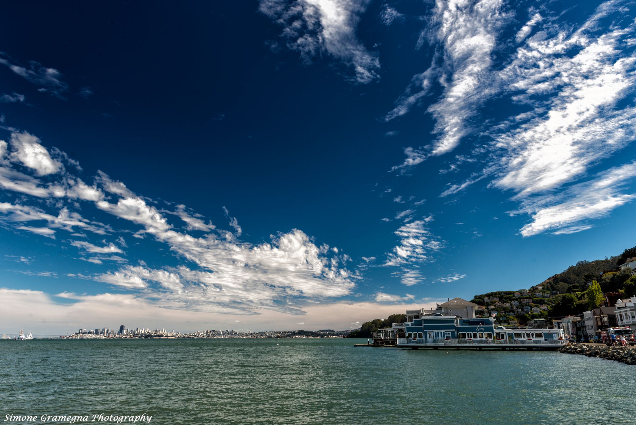 View from the Golden Gate Bridge, USA