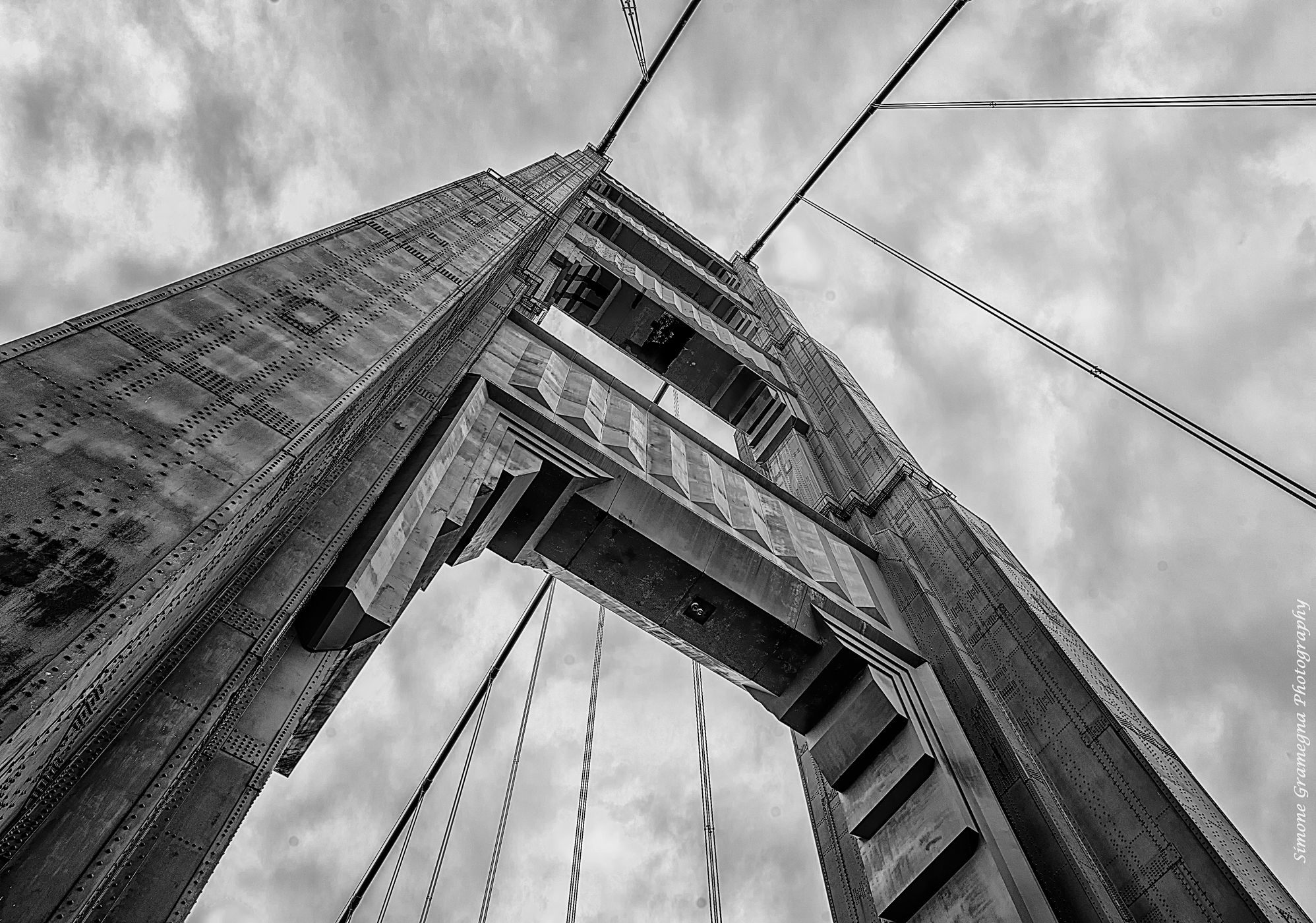 Golden Gate Bridge from nearby, San Francisco, USA