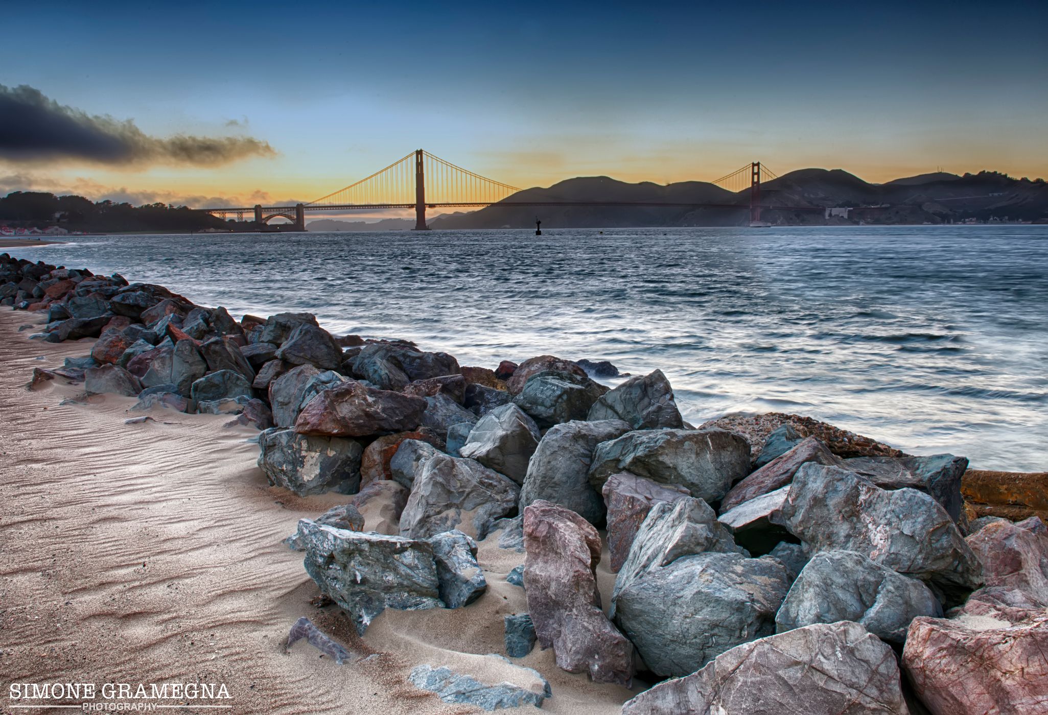 View of the Golden Gate Bridge, San Francisco, USA