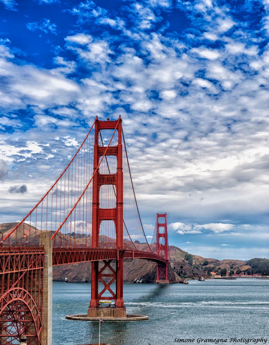 Golden Gate Bridge from Battery Spencer, USA