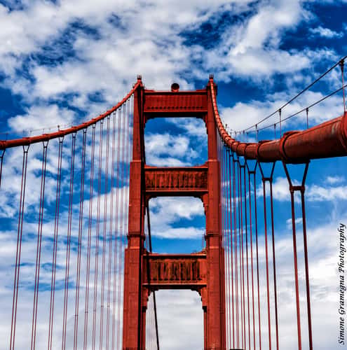 Golden Gate Bridge from nearby, San Francisco