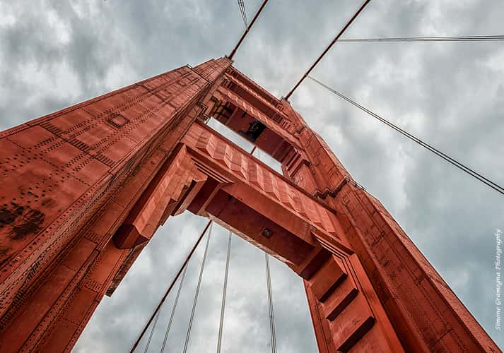 Golden Gate Bridge from nearby, San Francisco