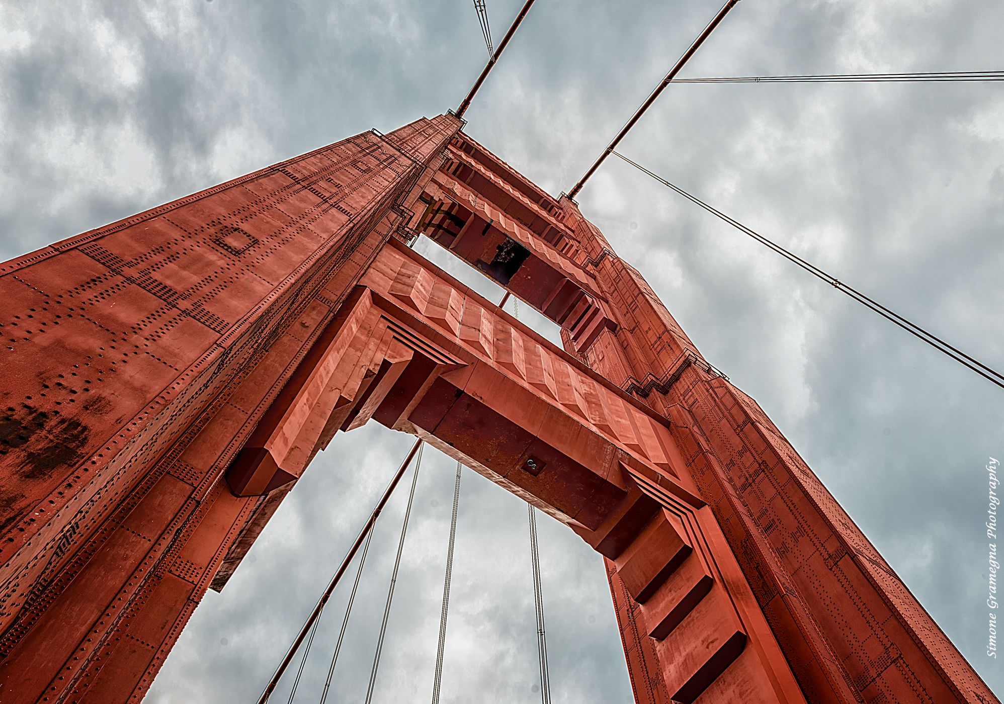 Golden Gate Bridge from nearby, San Francisco, USA