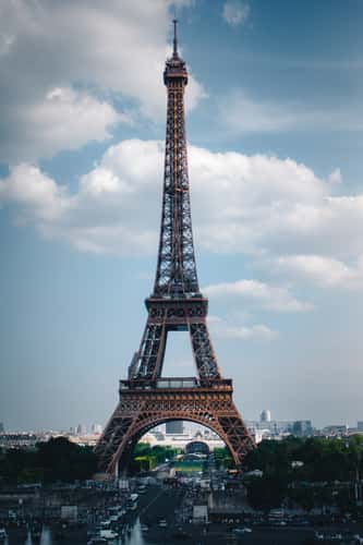 Eiffel Tower from Trocadero, Paris