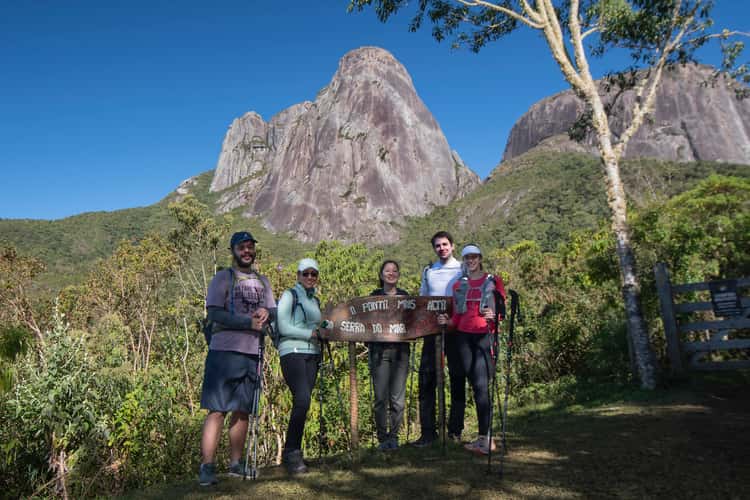 Três Picos from Pedra do Sofá