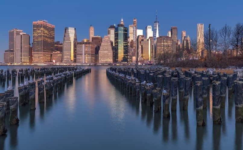 New York City Skyline from Pier 1, Brooklyn