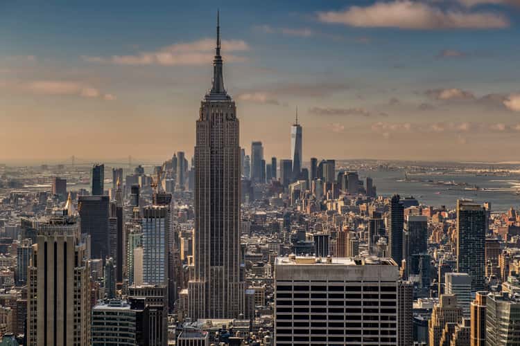 View from “Top of the Rock“, New York City