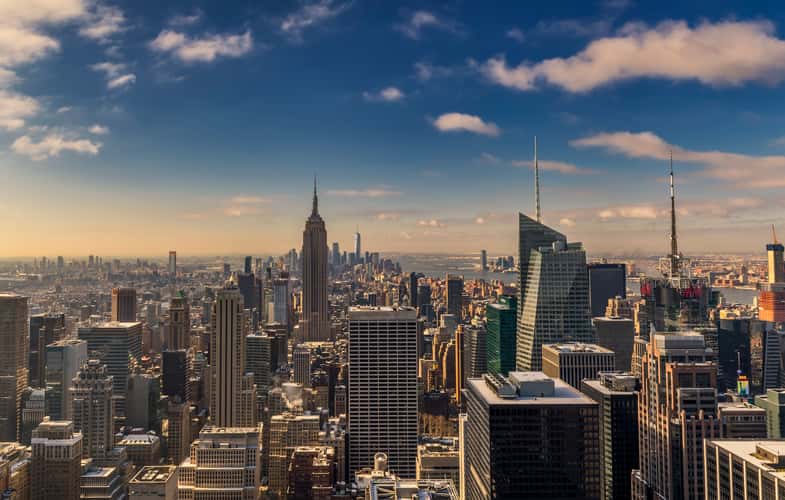 View from “Top of the Rock“, New York City