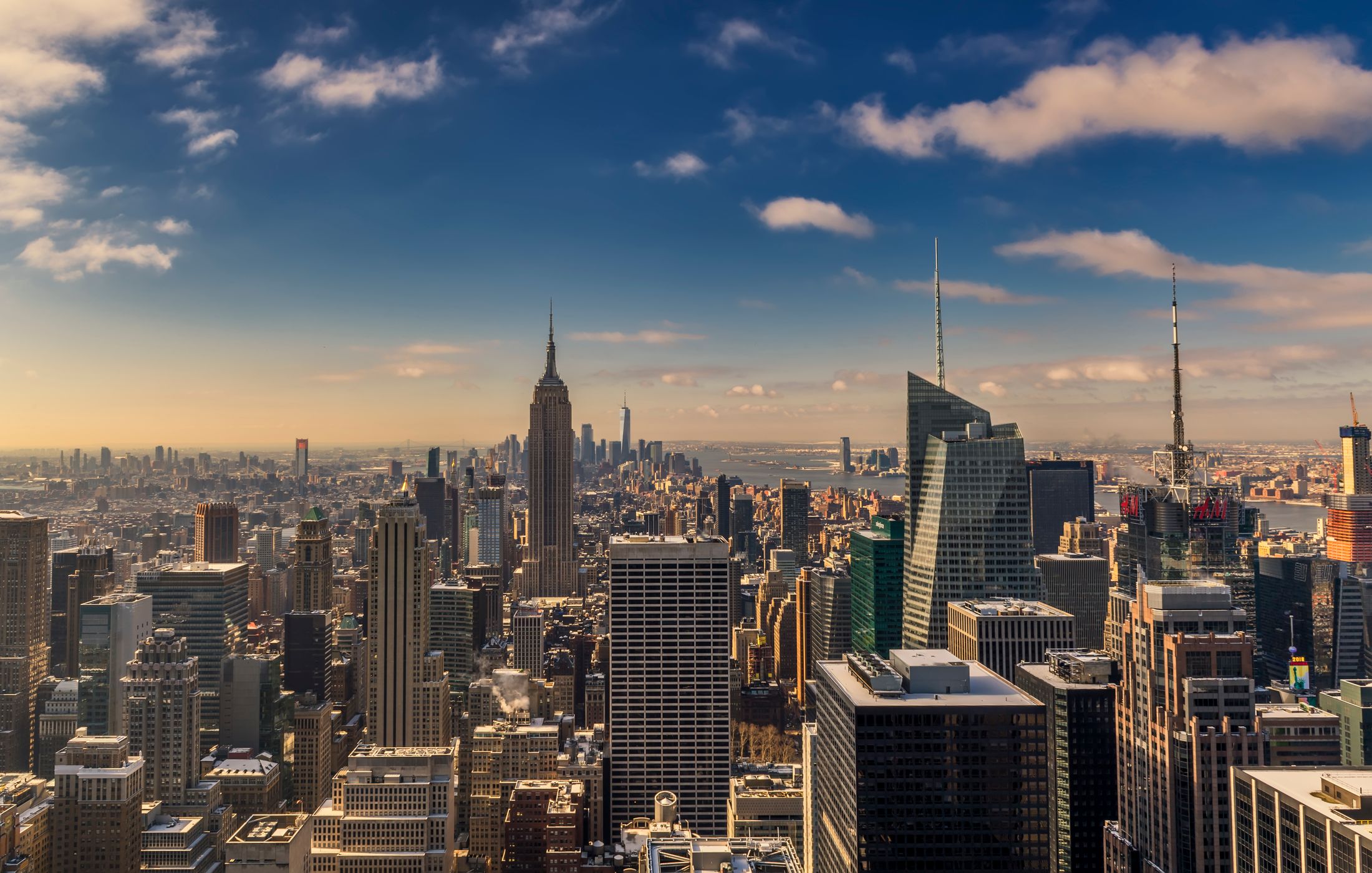View from “Top of the Rock“, New York City, USA