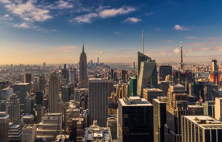 View from “Top of the Rock“, New York City