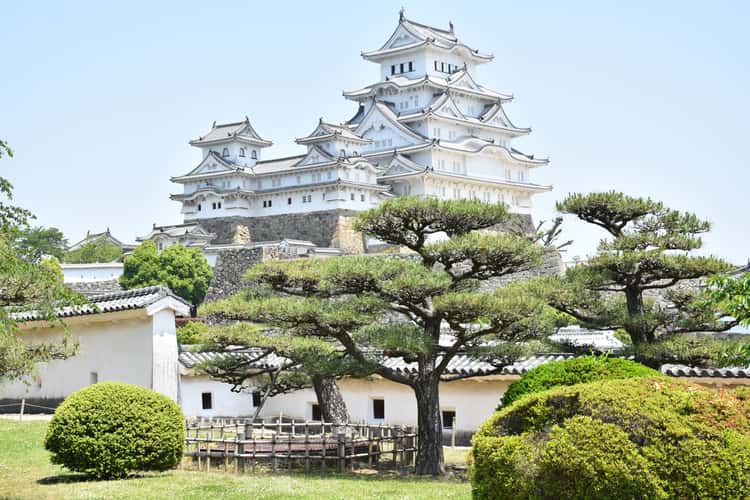View from Nishinomaru Gardens