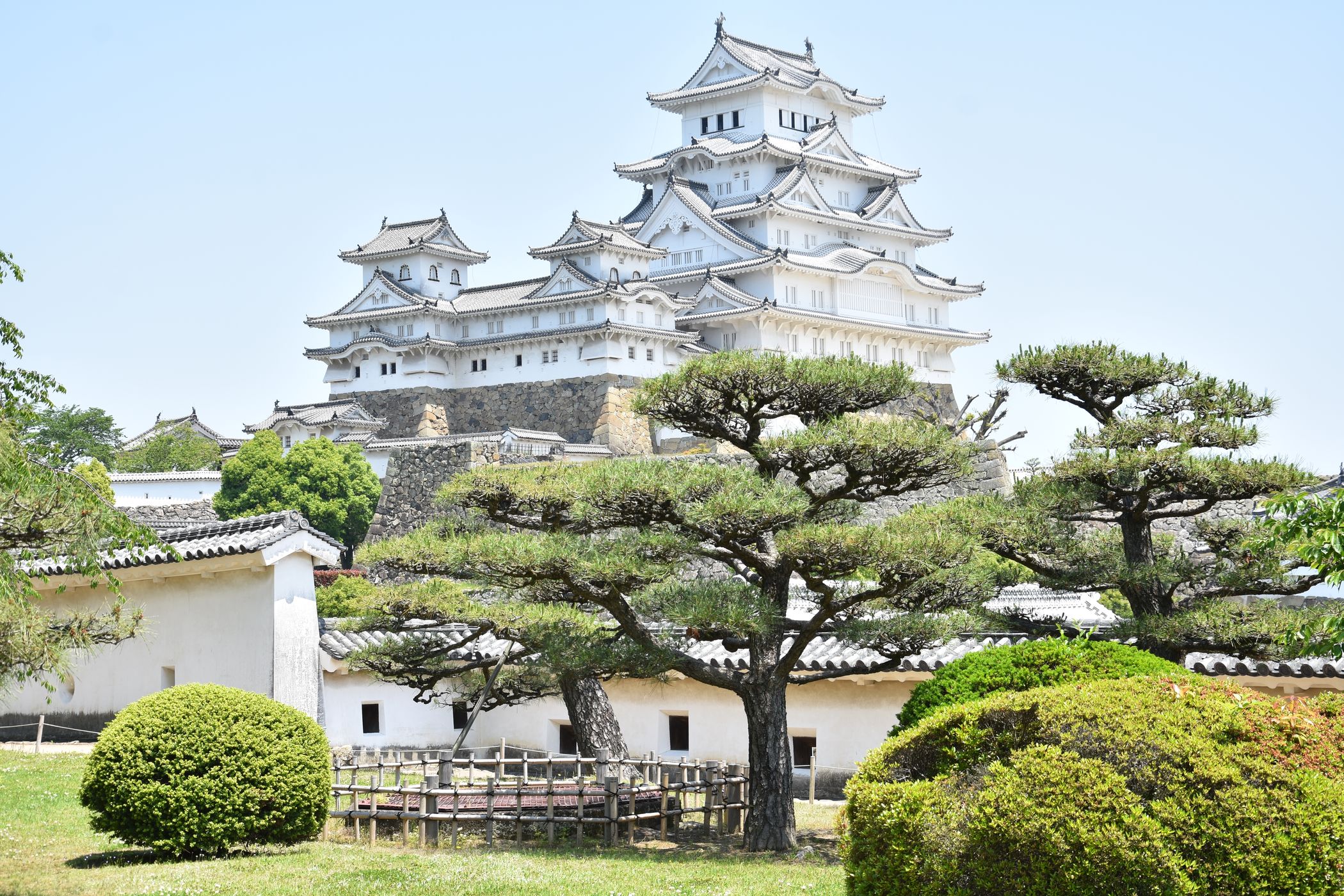 View from Nishinomaru Gardens, Japan