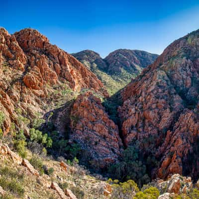 View from the top Standley Chasm, Northern Territory, Australia