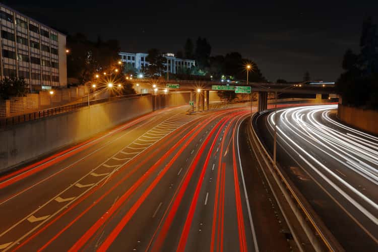 View of Mitchell Freeway Perth