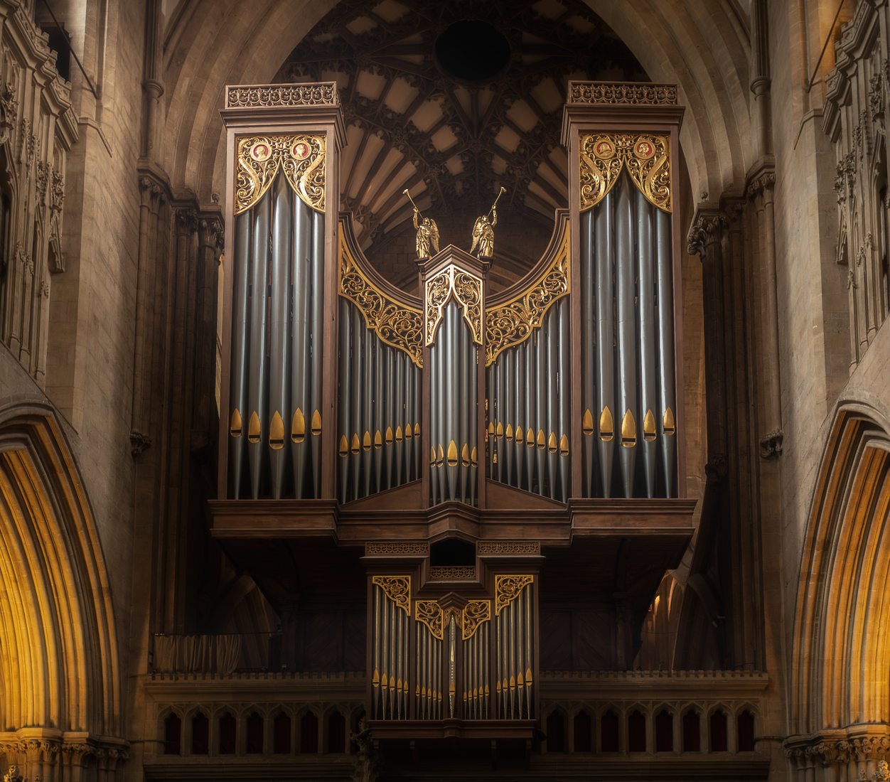 Inside Wells Cathedral, United Kingdom