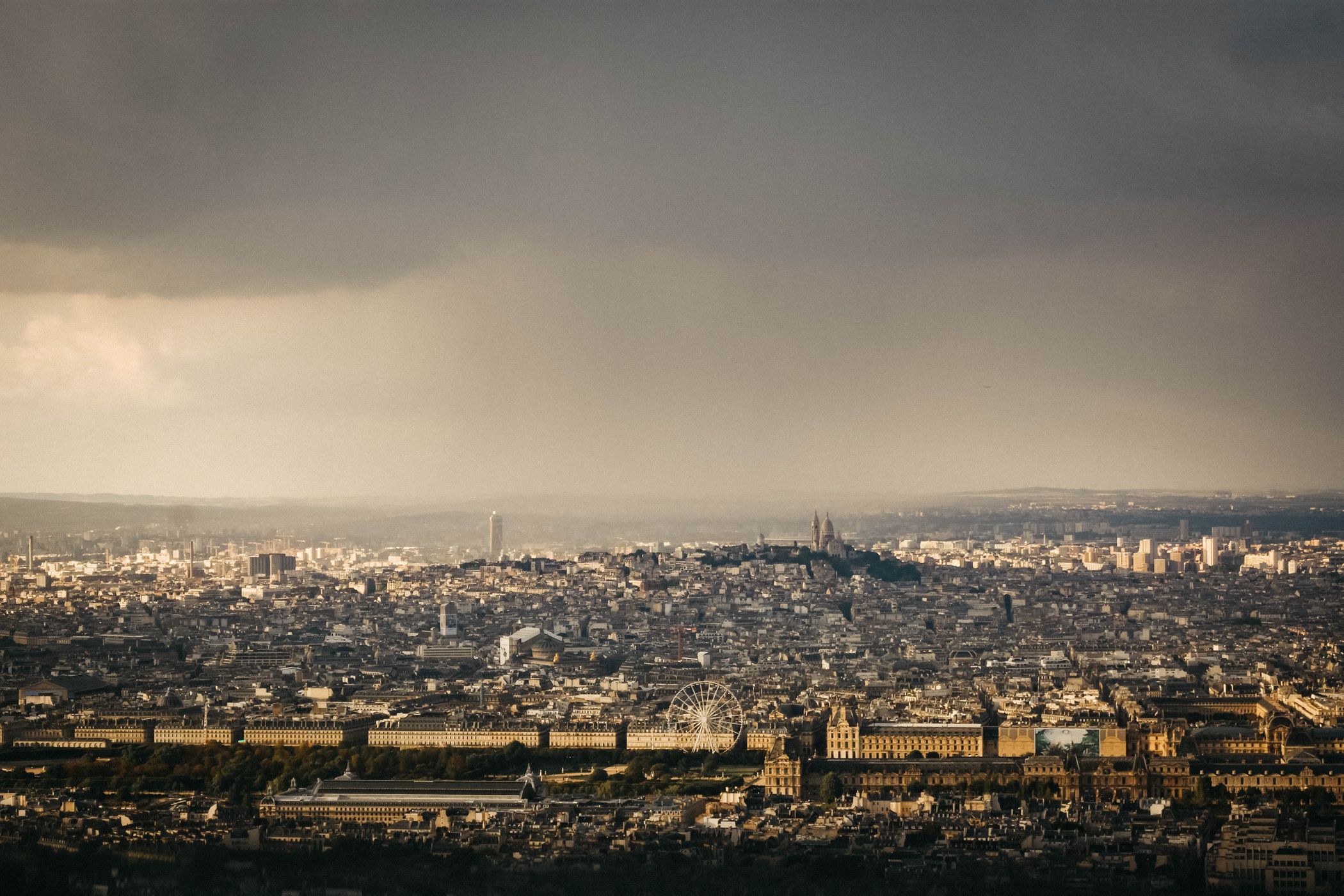 56th floor of Tour Montparnasse (indoors 1 floor below), Paris, France