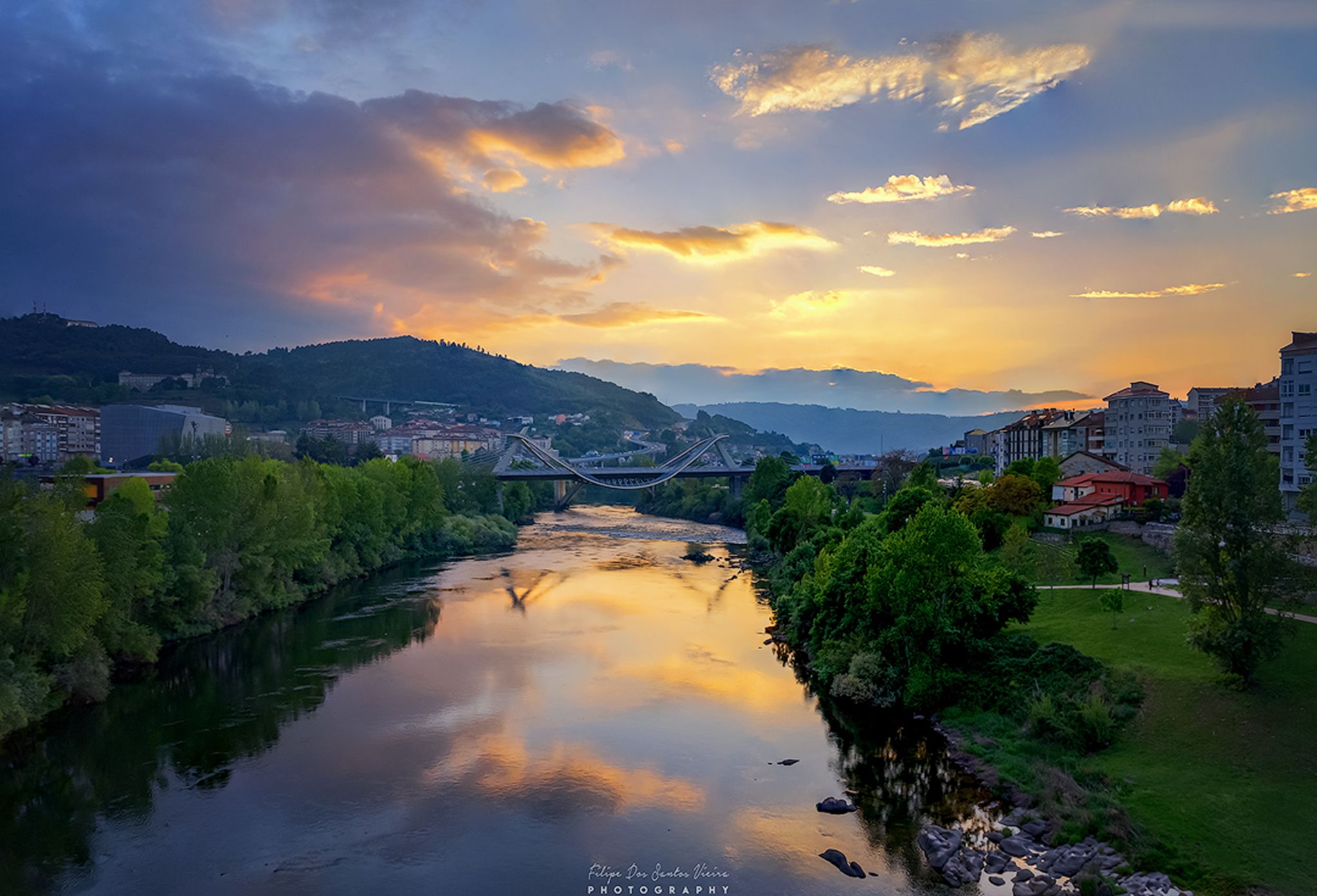 Atardecer Ourense, Spain