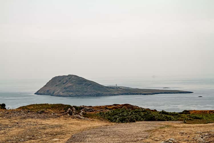 Bardsey Island from Mynydd Mawr