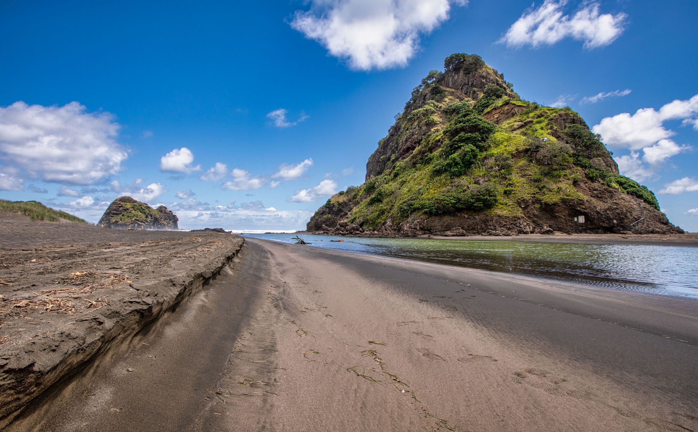 Beach Line Piha, North Island, New Zealand