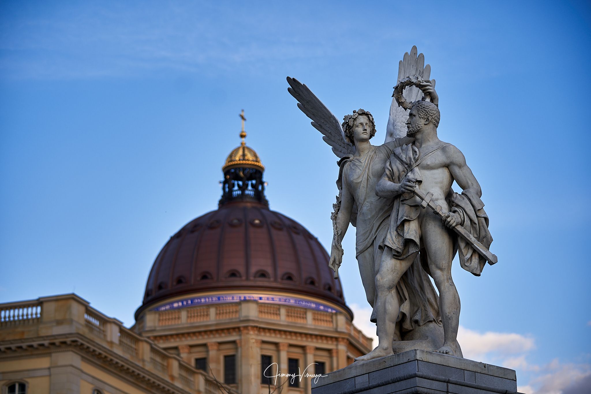 Berlin Palace and TV Tower view, Germany
