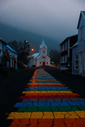 Blue Church at Seydisfjordur