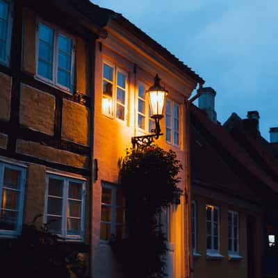 Blue hour in Ærøskøbing, Aerø, Denmark