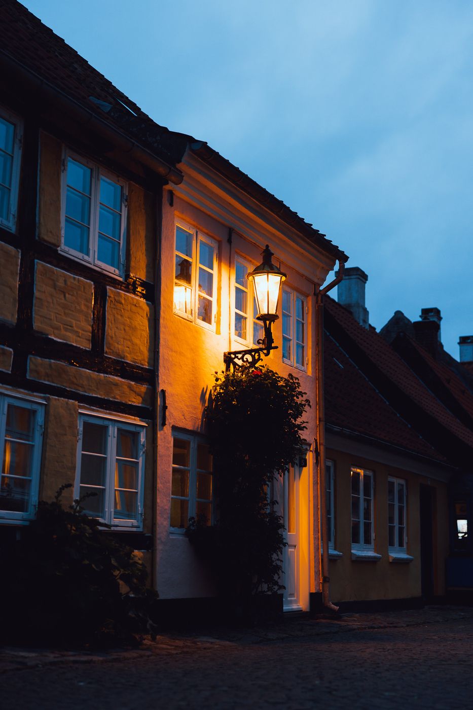 Blue hour in Ærøskøbing, Aerø, Denmark