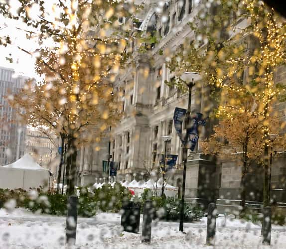 Philadelphia Pennsylvania Surprise Snowfall
