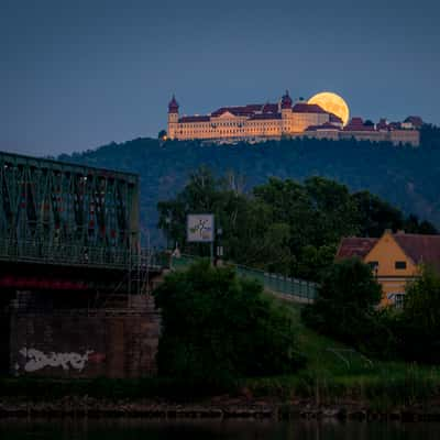 Göttweig Abbey from Danube, Krems an der Donau, Austria