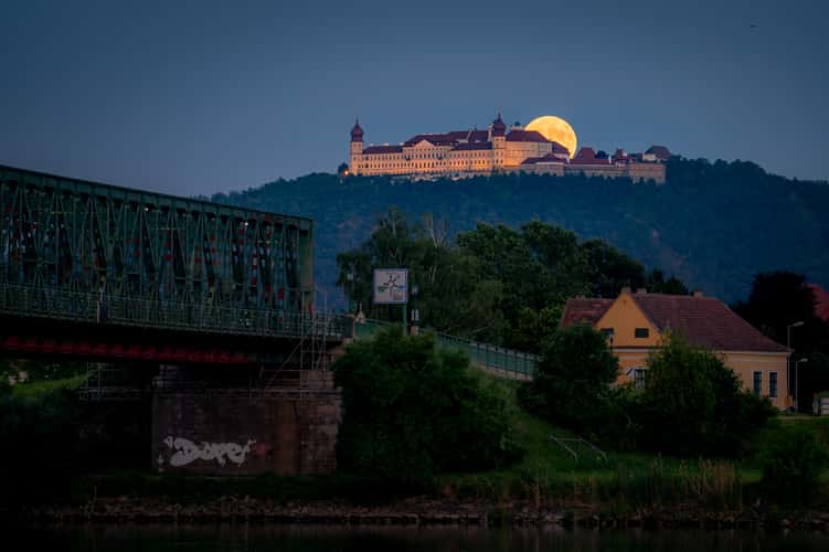 Göttweig Abbey from Danube, Krems an der Donau