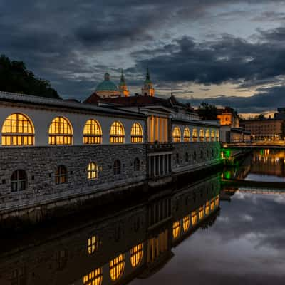 Dragons Bridge, Ljubljana, Slovenia