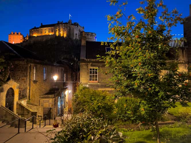 Edinburgh castle from Vennel, Scotland