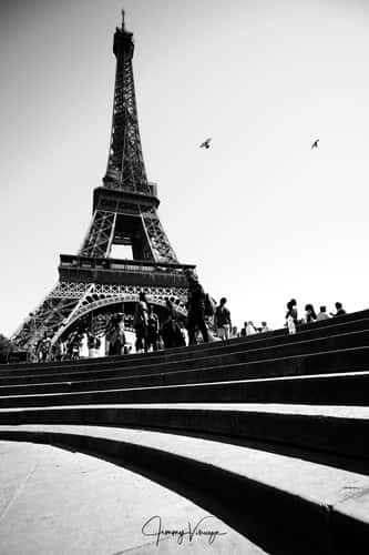 Eiffel tower Autumn Paris