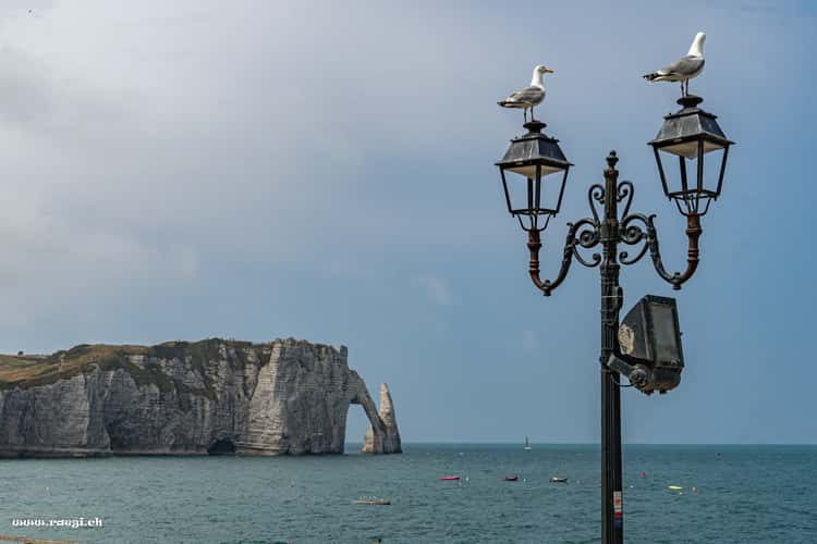 Étretat vue du ciel