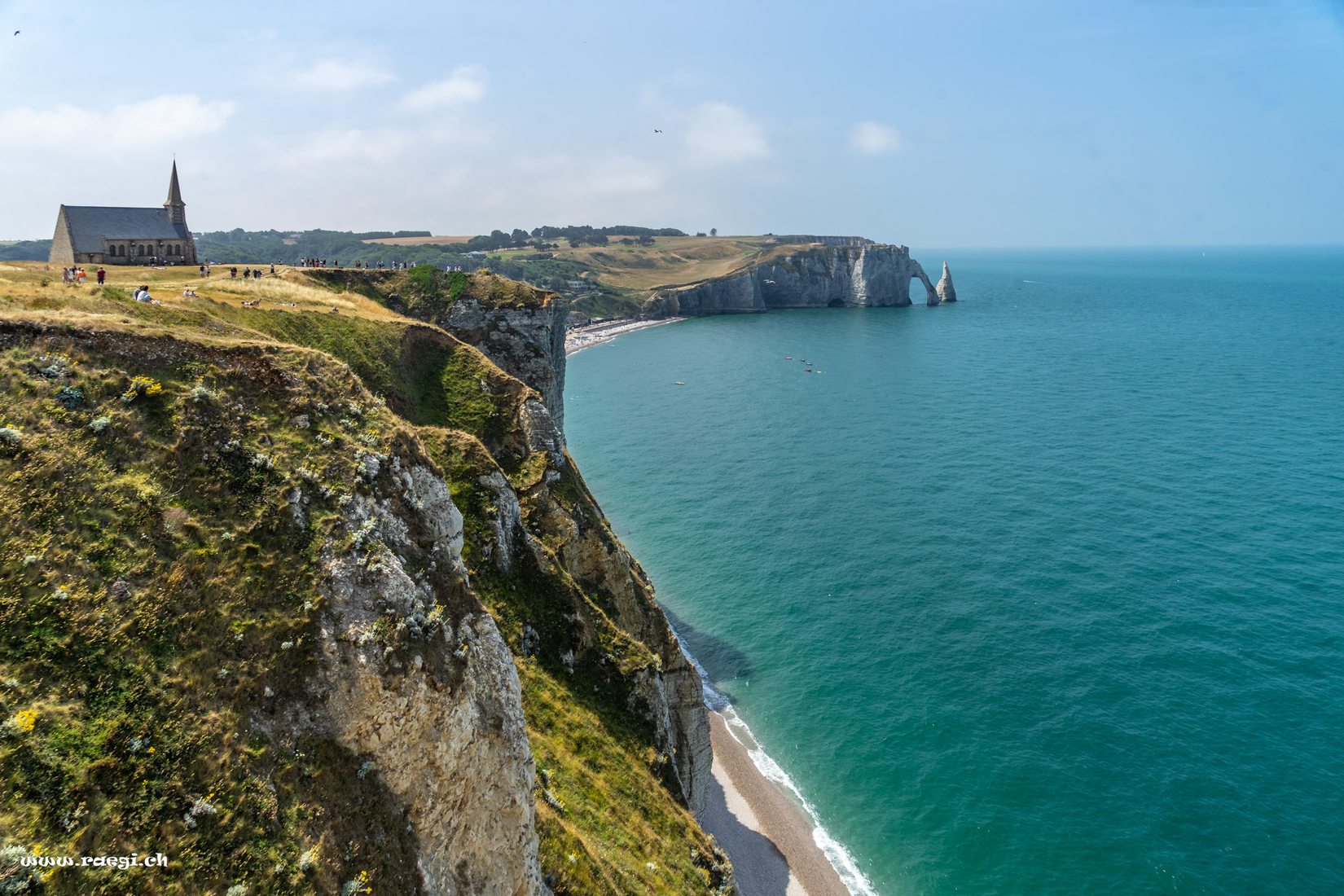 Étretat Vue Du Ciel, France