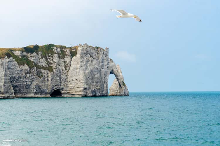 Étretat vue du ciel