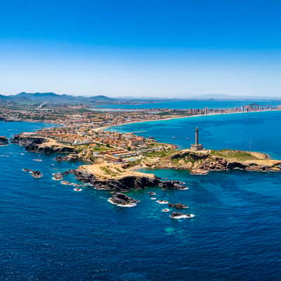 Faro Cabo de Palos Panorama [drone], Spain