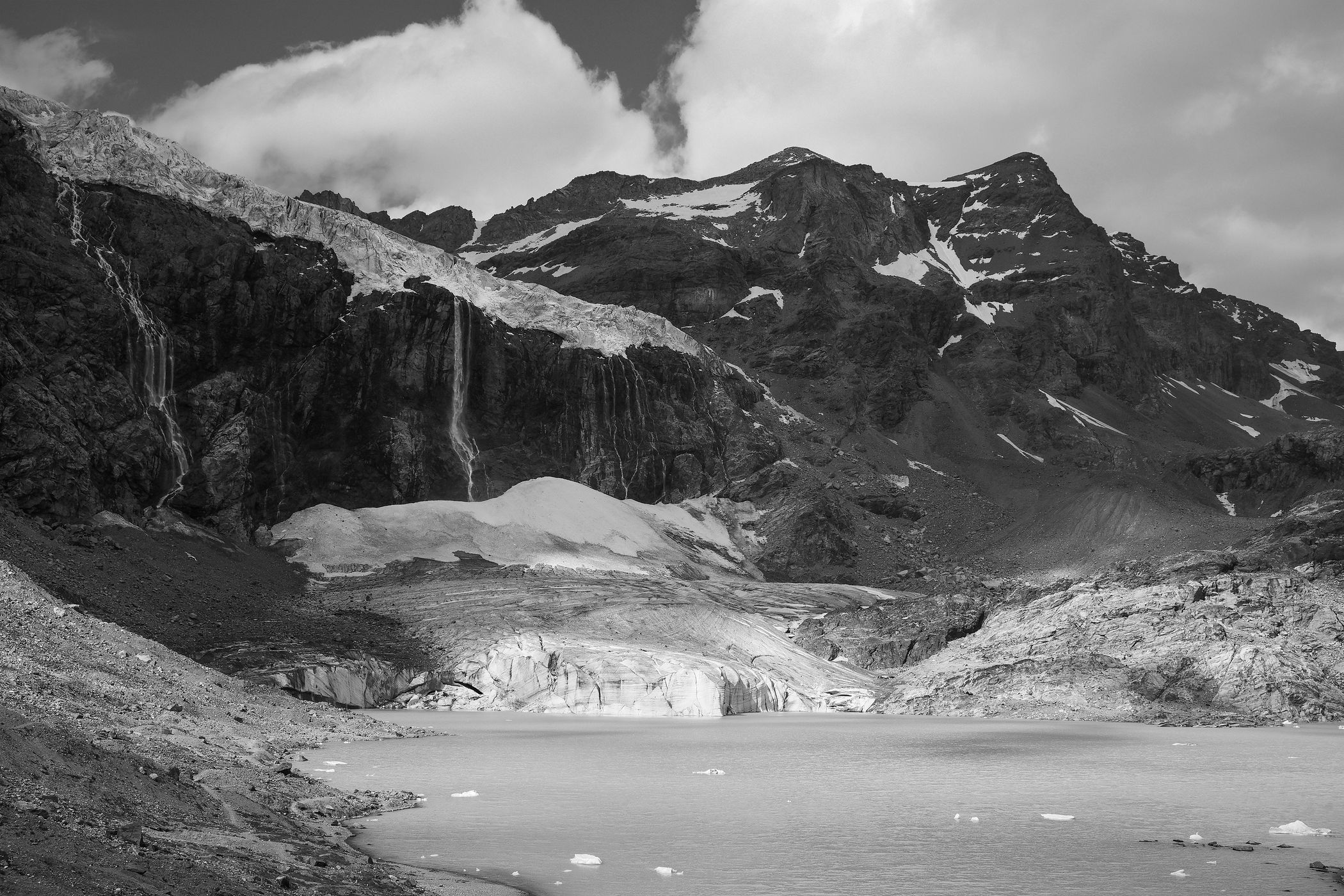 Fellaria Glacier, Italy