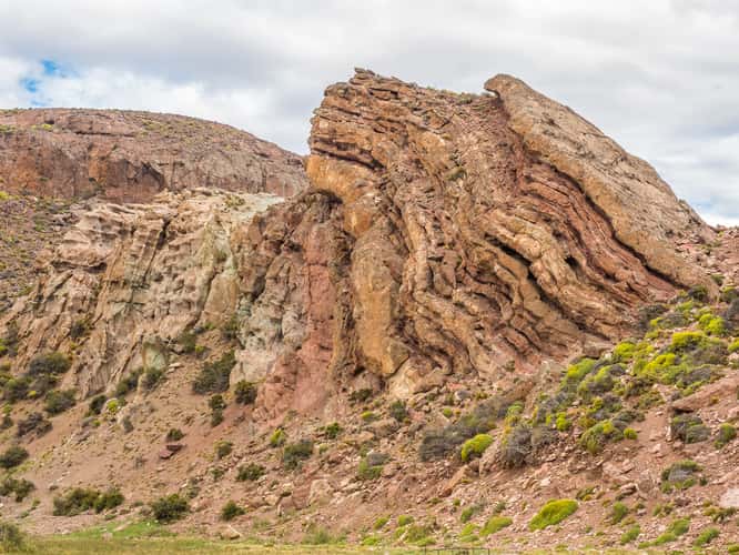 Folded Rock at Paso Roballos