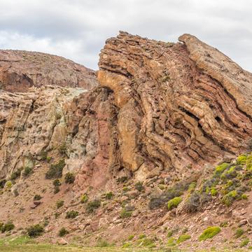 Folded Rock at Paso Roballos, Argentina