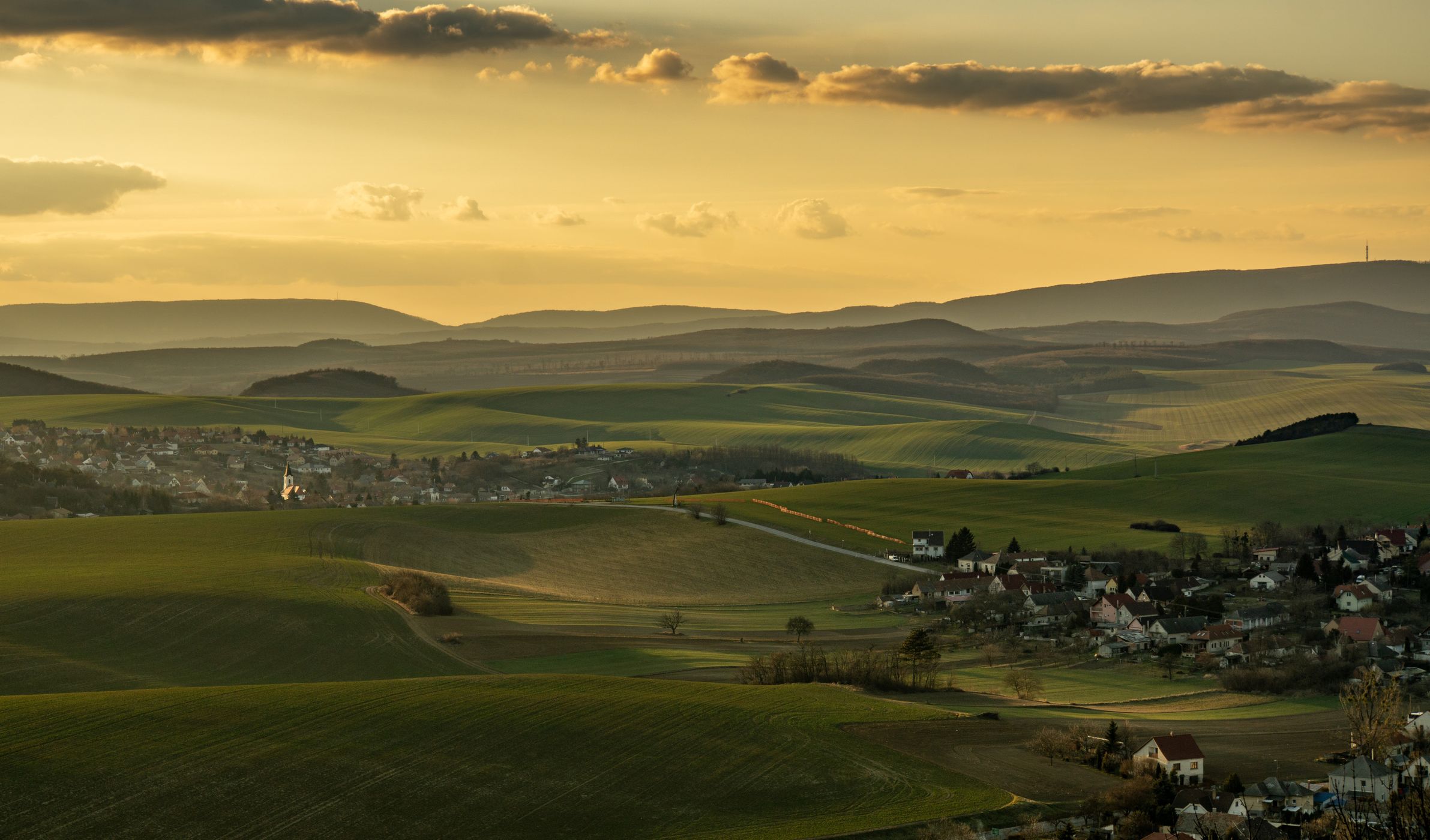 Gentle hills, Hungary