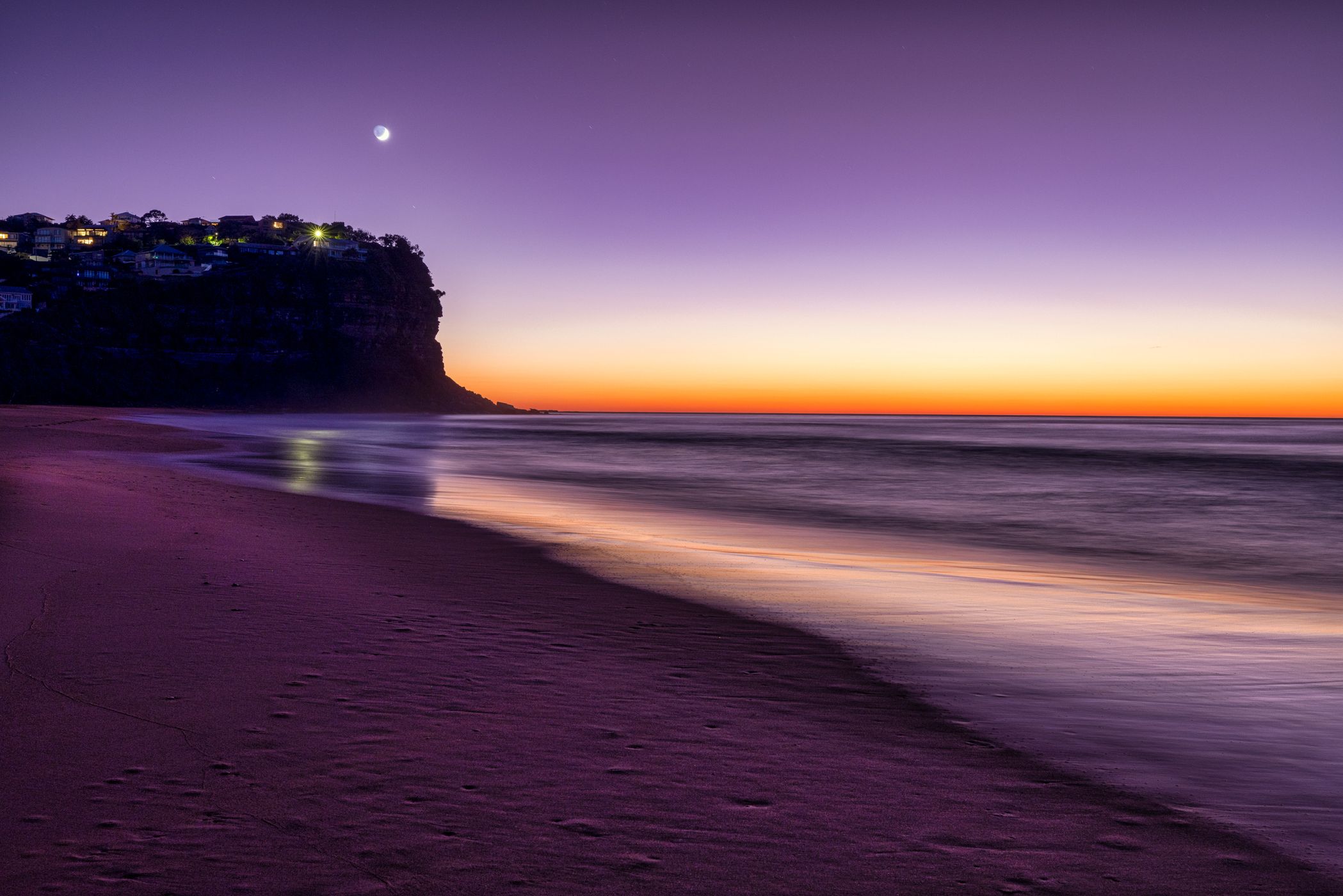 Headland Sunrise, Bungan Beach, Sydney, NSW, Australia