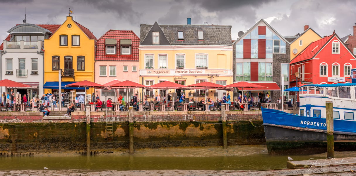Husum inner harbor, Germany