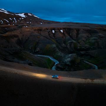 Icelandic Highland Road [drone], Iceland